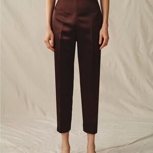 Attersee The Duchess Satin Cigarette Pants